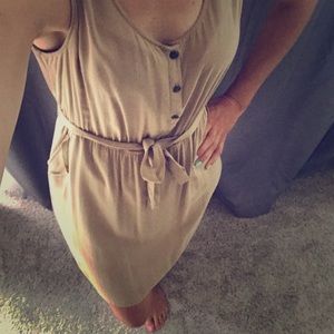 Tan dress